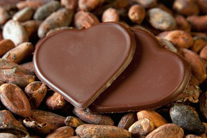 Шоколадное сердце - отличный подарок парню