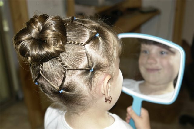 Детские причёски на каждый день для юных леди