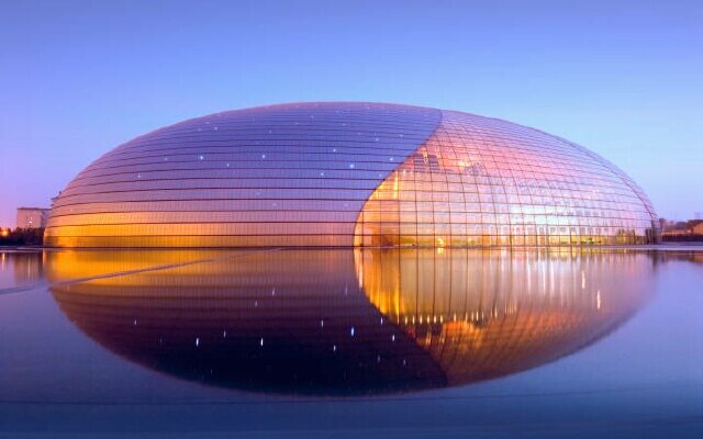 Beijing National Grand Theater, The Egg, Tiananmen, Beijing, China
